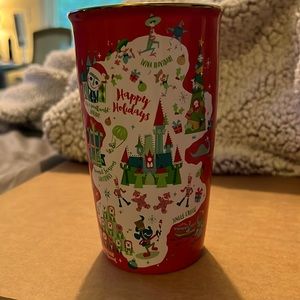 Starbucks Disneyland holiday tumbler 2020